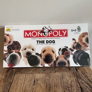 Vintage Sealed Monopoly The Dog Artlist Collection